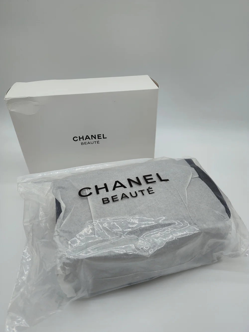 CHANEL black fold